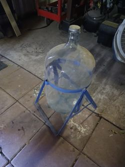 Vintage Spring Water Bottle With Carriage