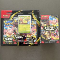 Pokémon Perfect Order Bundle (Booster Bundle + 3-Pack Blister)