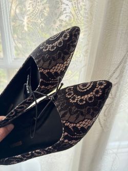 NWT Black Lace Shoes (orig $58)
