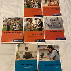 Kaplan Real Estate Course Books + Exam Prep