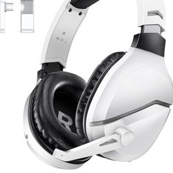 White Gaming Headphones 