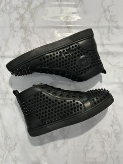 Louboutin Full Spike High Tops Black