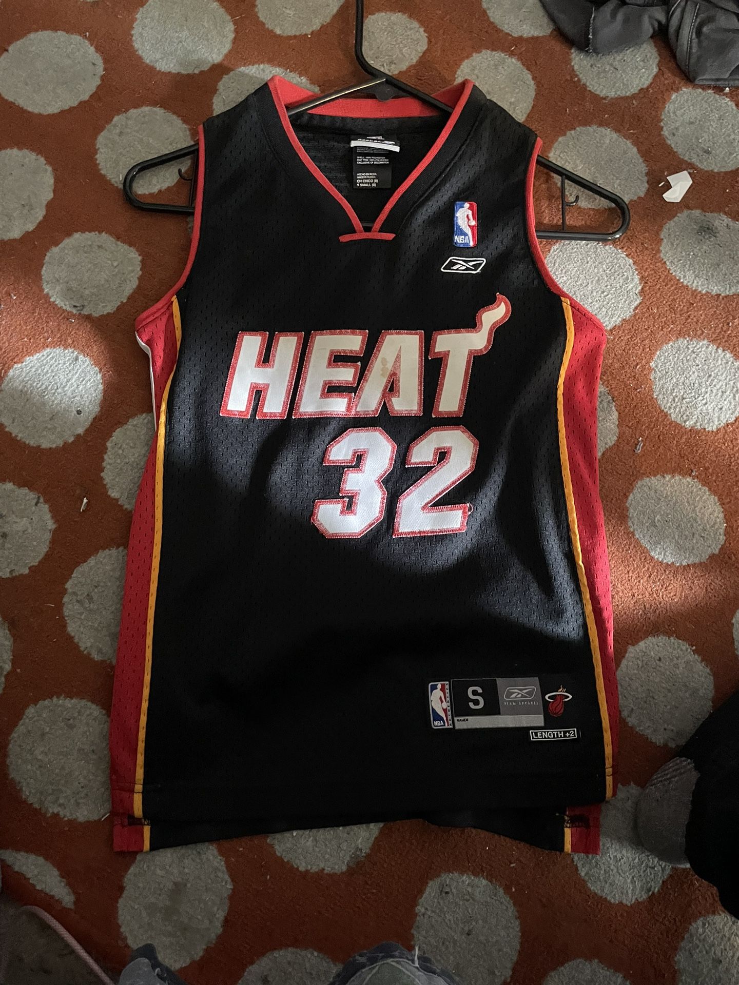  Vtg Reebok Shaquille O'Neal Miami Heat Jersey 