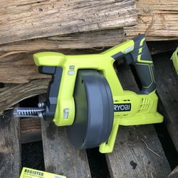 Ryobi 18V One + Battery Powered Drain Auger