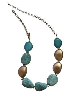 Pebble bead necklace