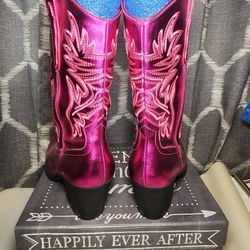 Pink Southern Fried Chick's Cowgirl Boots