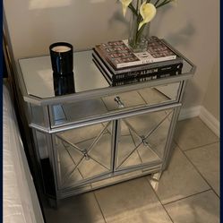 Mirrored Night Stands (2)