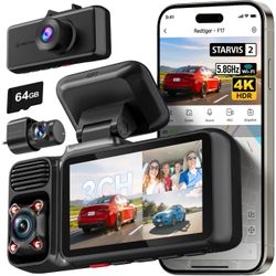 3 Camera Dash Cam