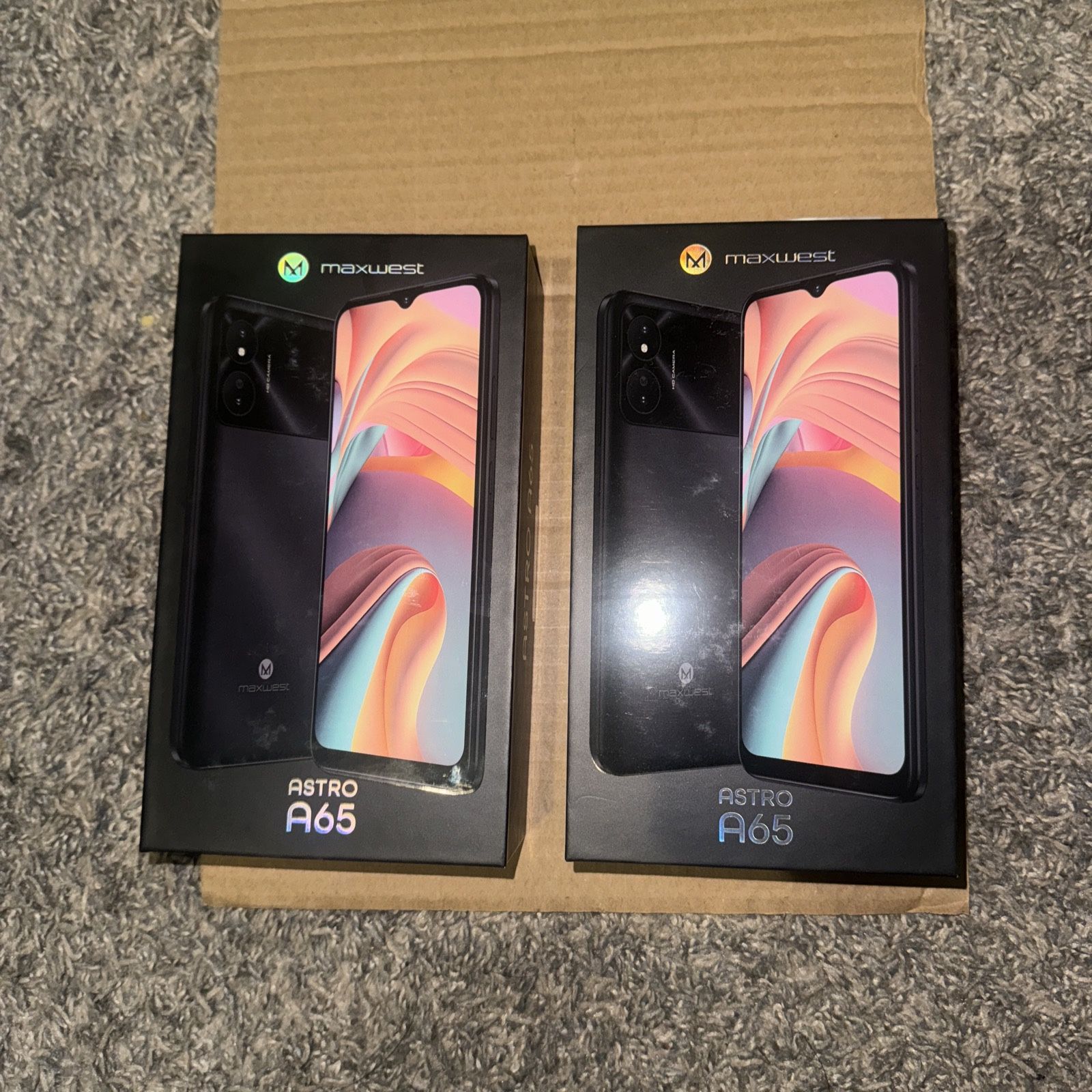 Astro MaxWest Astro A65 (lot of 2 Phones)