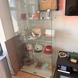 Glass display case