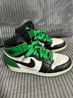 Jordan 1 retro high lucky green shoes