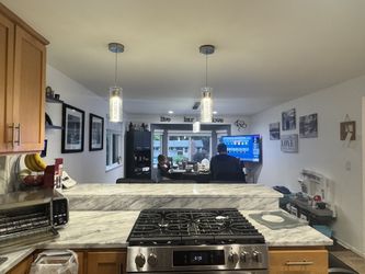 Led Bubble Glass Pendant Lights 