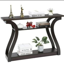 New Black Console Side Table