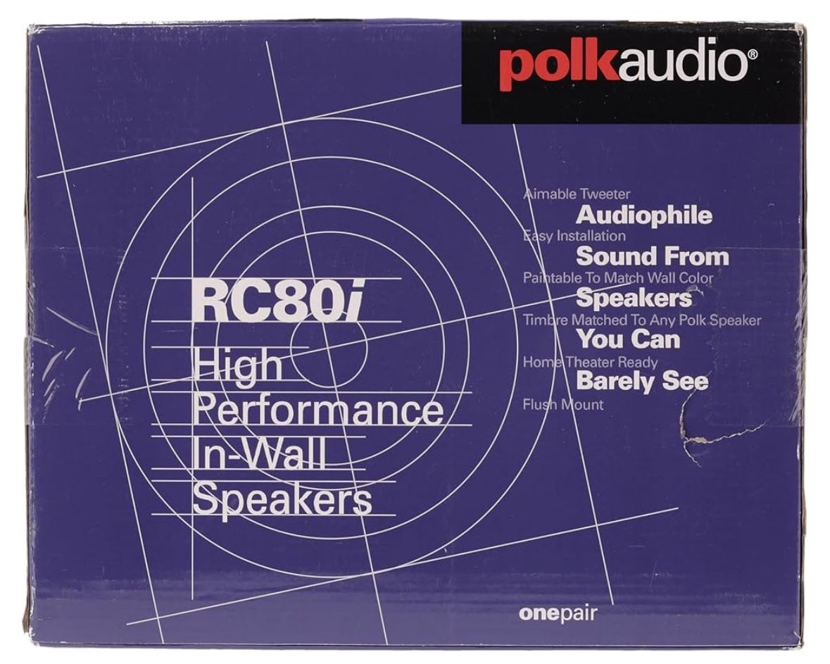 Polk Audio - RC80i 2-way - 8" Speakers (Pair)