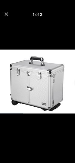 BRAND NEW Professional Rolling Makeup / Barber Case
