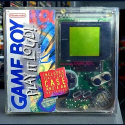 Original Gameboy System - Clear [Play It Loud] DMG-01  *TRADE IN YOUR OLD GAMES/TCG/COMICS/PHONES/VHS FOR CSH OR CREDIT HERE*