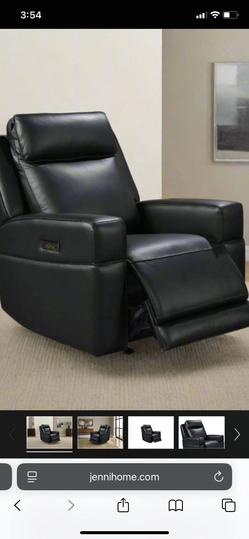 Black Recliner