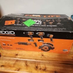 Ridgid (5) tool combo [no battery or charger included]