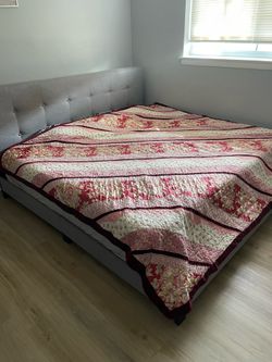 Beautiful turkish comforter velvet sides