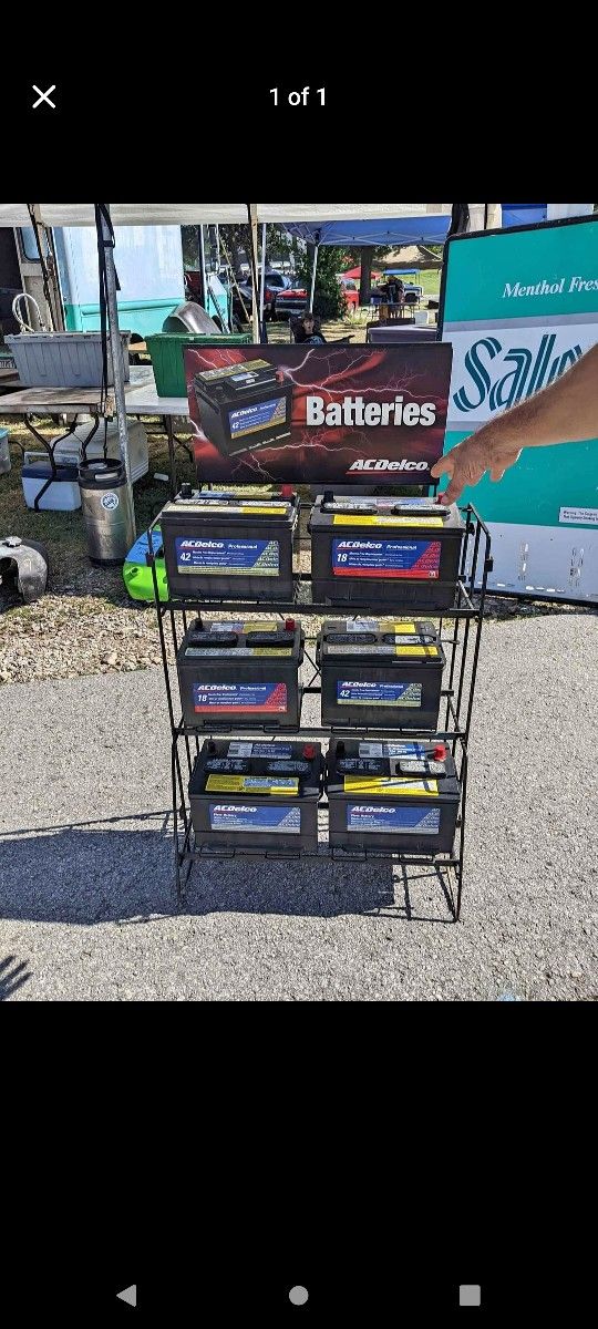Man Cave AC Delco Battery Display