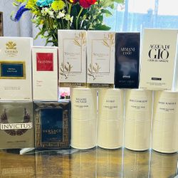 Paco Rabanne Chanel Creed Valentino Lancome Armani Dior Versace Perfume Cologne 