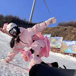 Pink Turtle Snowboard Butt Pad — Beginner Hip Protector