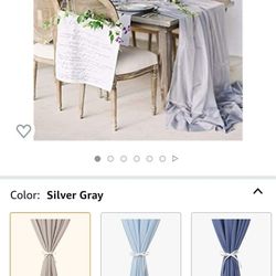 Grey Table Runners 