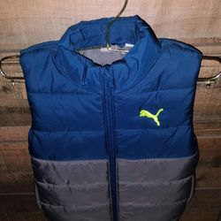 Firm In Merced Boys Puma Vest Size 5/6 New