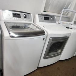 👌👌LG SET STEAM WASHER AND ELECTRIC DRYER WITH WARRANTY 💯 
