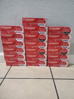 Colgate optic white $3 each or 6x$15