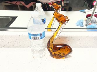 Glass decorative giraffe