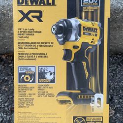 DEWALT DCF860B 20V MAX XR Cordless Impact Driver (Tool Only) Brand New in Retail Box