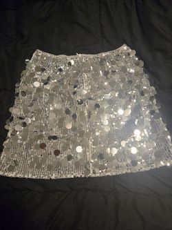 Silver skirt
