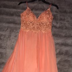 Orange Prom Dress