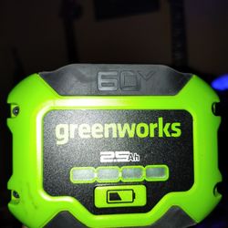 Green works 60V Battery NEW
