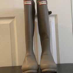 Hunter Women's Original Tall Back Adjustable Rain Boots, Steall Nessy,5 M US