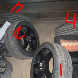 20inch Rims With Tires 255/50/20