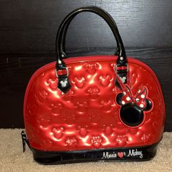 Minie Mouse Bag Red And Black