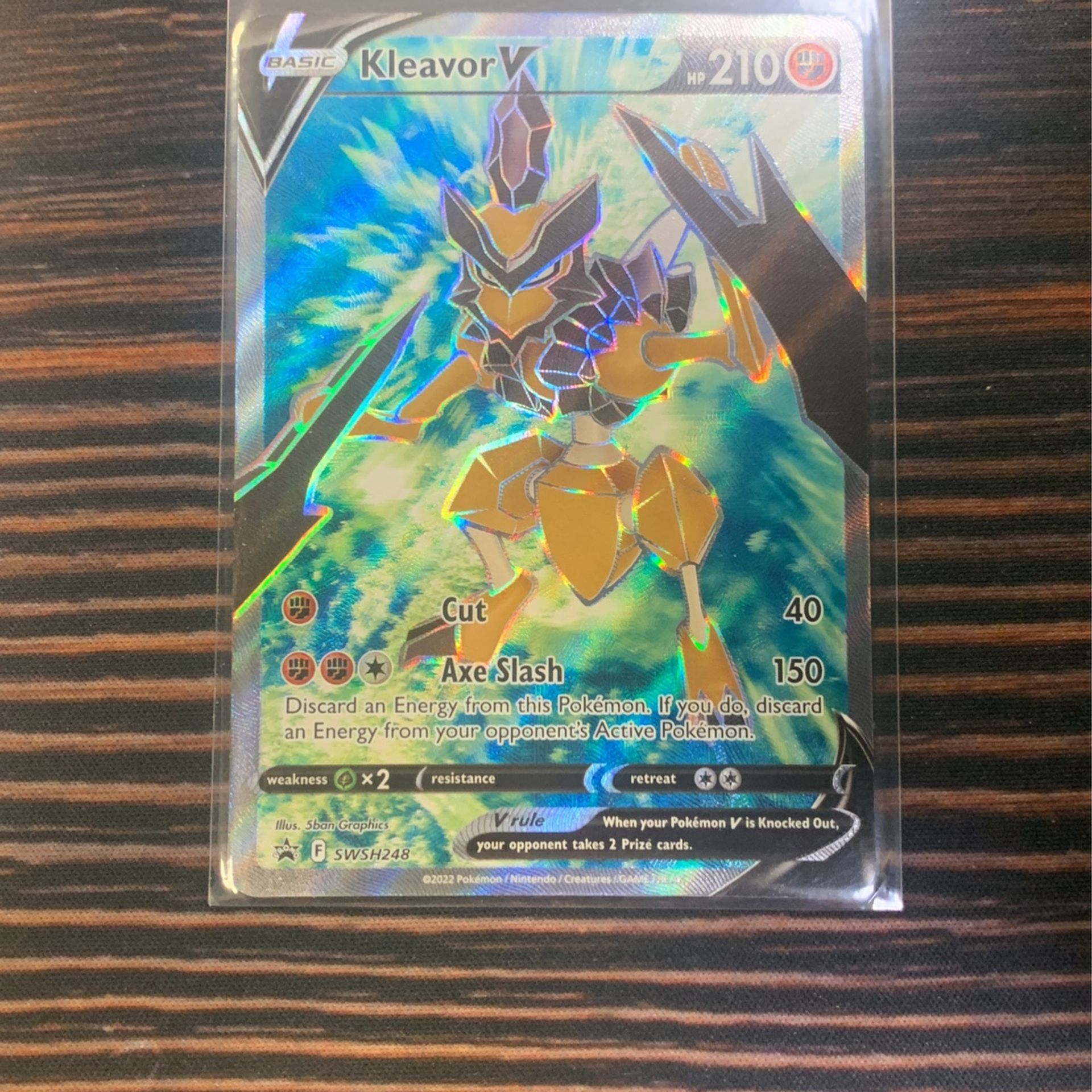 Kleavor V (Full Art) - SWSH248 - SWSH: Sword & Shield Promo Cards (SWSD) Pokemon Card Single
