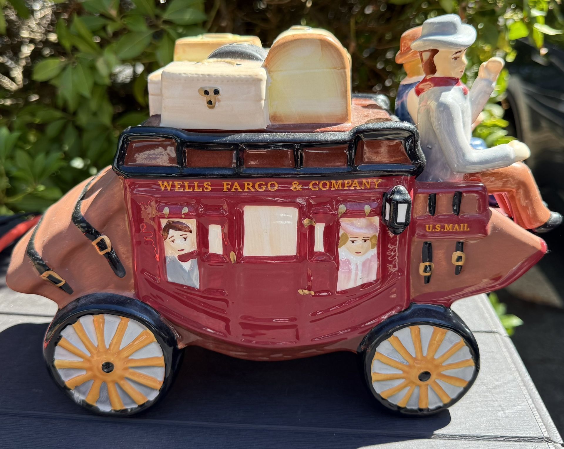 Wells Fargo Stagecoach Cookie Jar