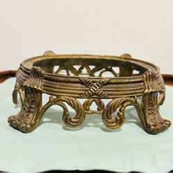 Antique Vintage Ornate Metal Table  Lamp Base Reclaimed Salvage Part 