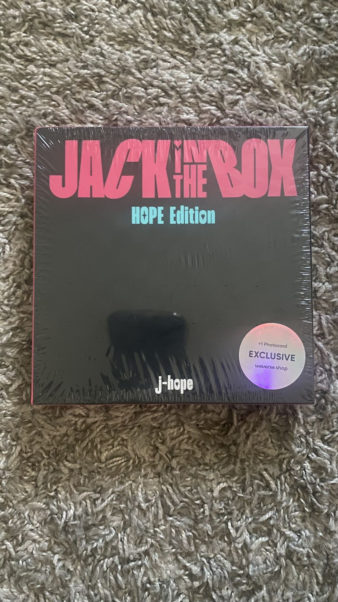 BTS J-HOPE JACK IN THE BOX HOPE EDITION SEALED WEVERSE EXCLUSIVE