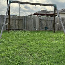 Outdoor Toddler Swing Set