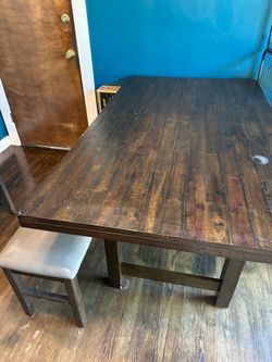 Dining table and chairs