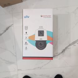 Uniview 4MP 25x Network PTZ Dual-lens PoE Camera with Starlight, Warm Light and Smart Function