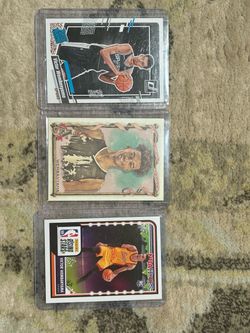 Victor Wembanyama rookie card lot