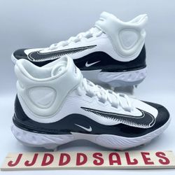 Nike Alpha Huarache Elite 4 Mid Baseball Cleats White Tint FD2744-101 Men’s Sizes