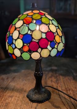 Tiffany-Style Stained Glass Table Lamp
