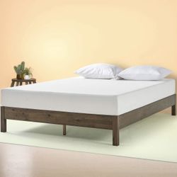 New In A Box KING  Size Wood Platform Bed Frame $145 Or  $385 With  10” Gel Memory Foam Mattress