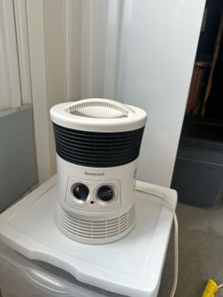 Honeywell HCE100 Portable Electric Space Heater 2-Heat Rotary Knob 120V W/B